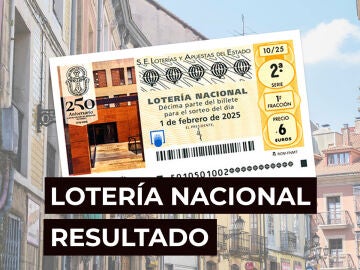 Sorteo Lotería Nacional: Comprobar décimo de hoy sábado 1 de febrero, en directo