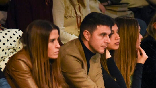Joaqu&iacute;n, junto a su mujer Susana Saborido y su hija Daniela