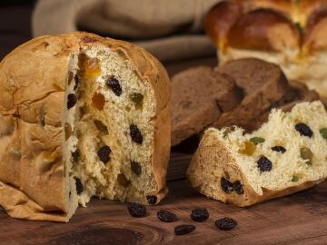 Imagen de archivo de un panettone