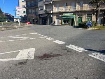 La zona donde se produjo el asesinato en Redondela