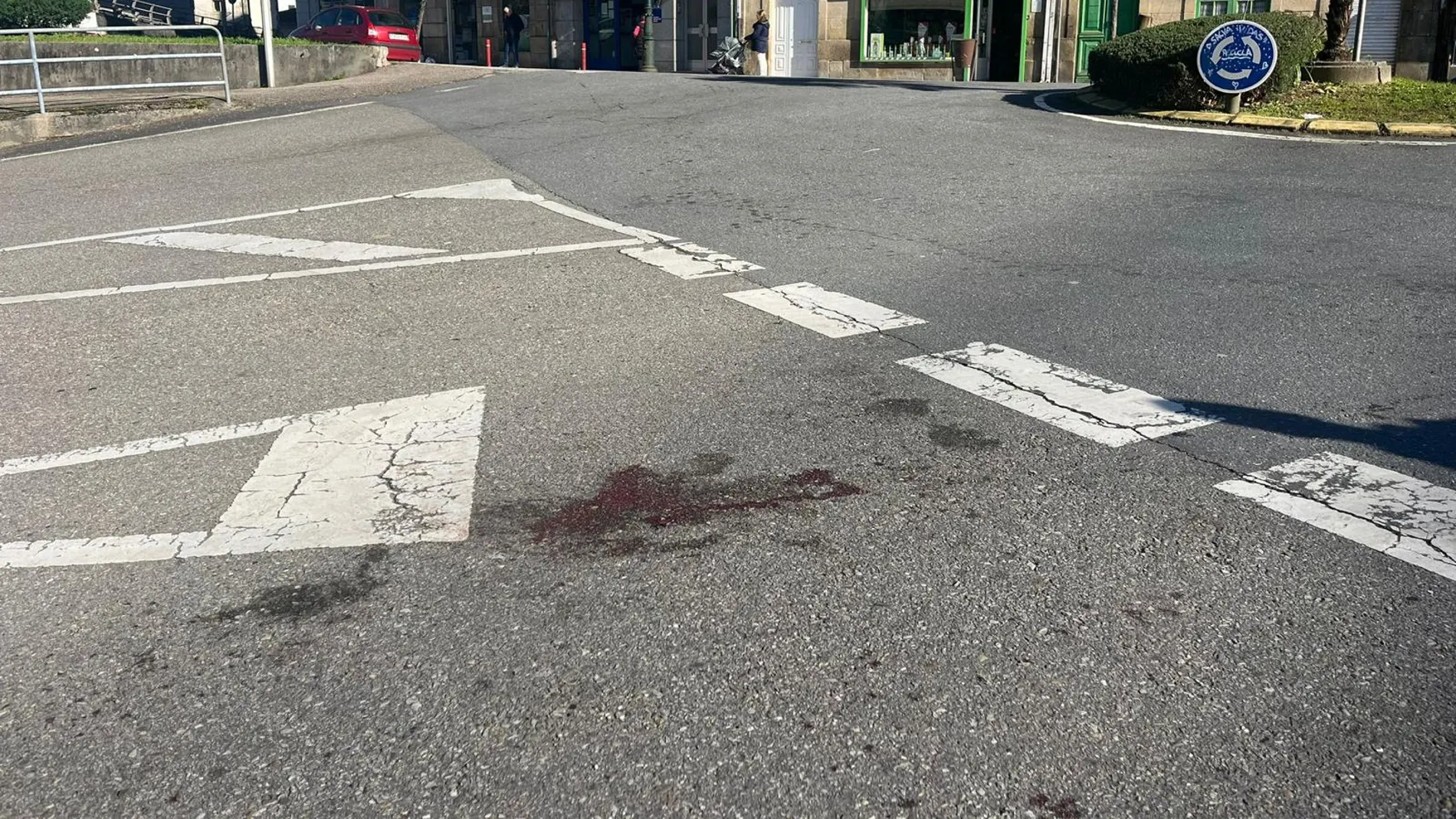 La zona donde se produjo el asesinato en Redondela La zona donde se produjo el asesinato en Redondela