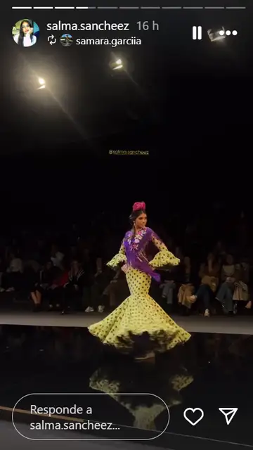 Salma Sánchez desfilando en SIMOF 2025 Salma Sánchez desfilando en SIMOF 2025