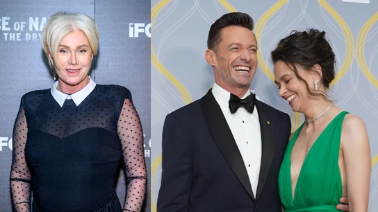 Deborra-Lee Furness, Hugh Jackman y Sutton Foster Deborra-Lee Furness, Hugh Jackman y Sutton Foster