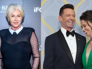 Deborra-Lee Furness, Hugh Jackman y Sutton Foster Deborra-Lee Furness, Hugh Jackman y Sutton Foster