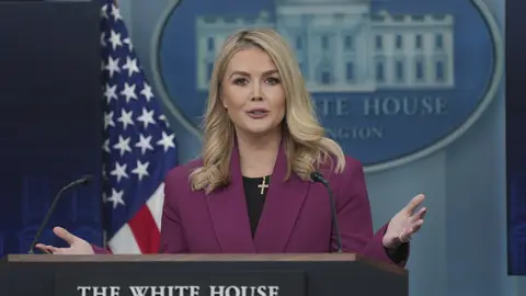 La portavoz de la Casa Blanca, Karoline Leavitt. La portavoz de la Casa Blanca, Karoline Leavitt.