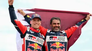 Mathieu Baumel y Nasser Al-Attiyah Mathieu Baumel y Nasser Al-Attiyah