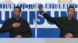 Imagen de Calvin Robinson durante su discurso en la Cumbre Nacional Pro-Vida en Washington D.C.