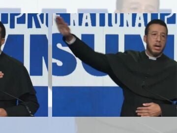 Imagen de Calvin Robinson durante su discurso en la Cumbre Nacional Pro-Vida en Washington D.C.