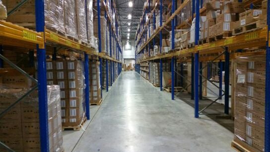 Imagen de archivo de un centro log&iacute;stico.