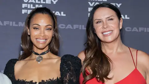 Zoe Saldaña y Karla Sofía Gascón Zoe Saldaña y Karla Sofía Gascón