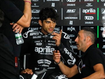 Jorge Martín, en los test de Sepang, Malasia