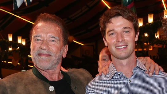 Arnold y Patrick Schwarzenegger Arnold y Patrick Schwarzenegger