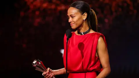 Zoe Saldaña, Mejor actriz de reparto en los Critics Choice Awards 2025 Zoe Saldaña, Mejor actriz de reparto en los Critics Choice Awards 2025
