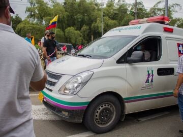 Ambulancia en Colombia. 