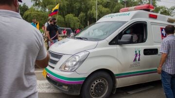 Ambulancia en Colombia. 