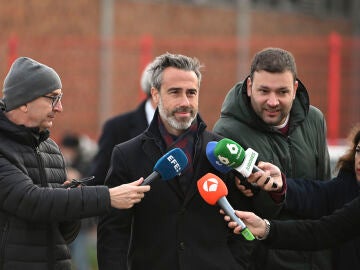 Jorge Vilda, a su llegada a la Audiencia Nacional en San Fernando de Henares