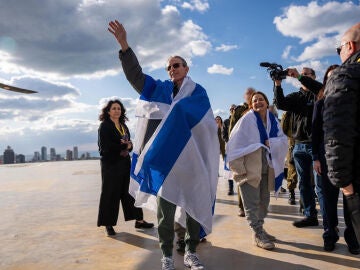 Uno de los tres israelíes liberados