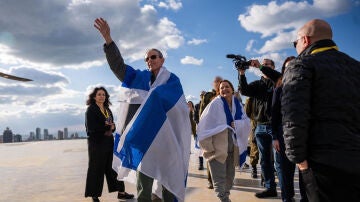 Uno de los tres israelíes liberados