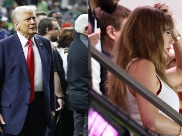 Donald Trump y Taylor Swift, en la Super Bowl de Nueva Orleans