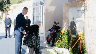 Felipe VI asiste a la inhumación de los restos de Rafael Altamira en El Campello Felipe VI asiste a la inhumación de los restos de Rafael Altamira en El Campello