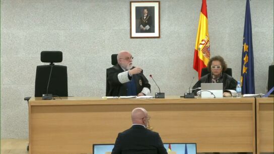 El juez Jos&eacute; Manuel Clemente Fern&aacute;ndez-Prieto, en el juicio a Luis Rubiales