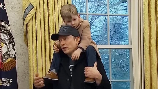 Elon Musk y su hijo Elon Musk y su hijo
