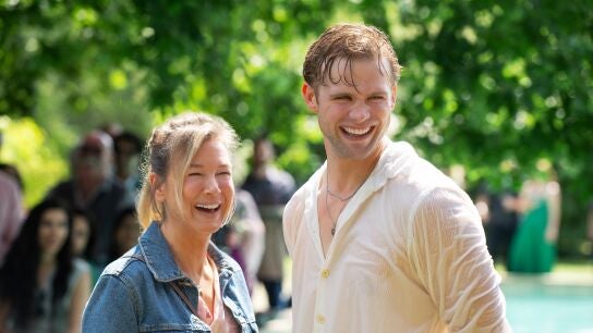 Leo Woodall y Ren&eacute;e Zellweger en Bridget Jones: Loca por &eacute;l