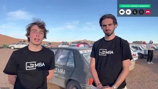 Dos estudiantes españoles cruzan Marruecos en el rally solidario Uniraid Dos estudiantes españoles cruzan Marruecos en el rally solidario Uniraid