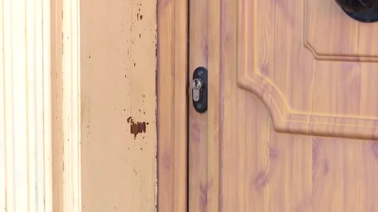 Imagen de archivo de la puerta de una vivienda. Imagen de archivo de la puerta de una vivienda.