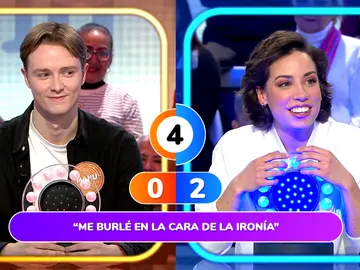 Rosa, como nunca en Pasapalabra: aparca su timidez para cantar animada por Melendi Rosa, como nunca en Pasapalabra: aparca su timidez para cantar animada por Melendi