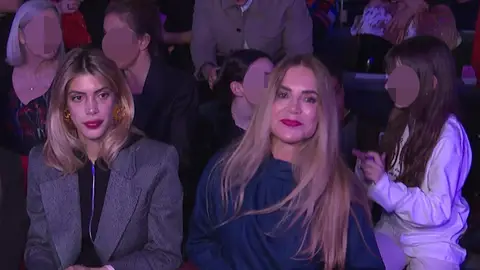 Ingrid Asensio junto a su hija Ingrid en la MBFWM Ingrid Asensio junto a su hija Ingrid en la MBFWM
