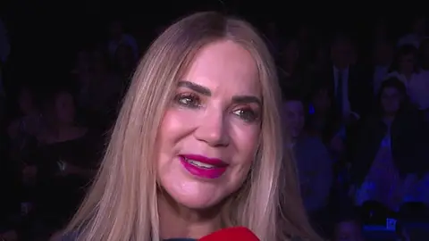 Ingrid Asensio en la MBFWM Ingrid Asensio en la MBFWM
