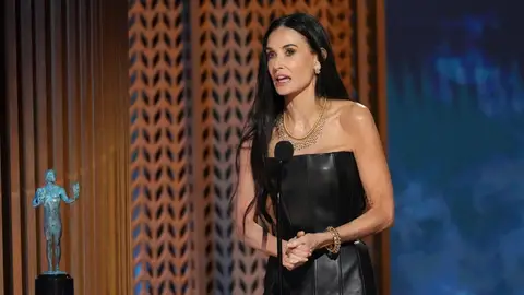 Demi Moore en su discurso en los SAG Demi Moore en su discurso en los SAG