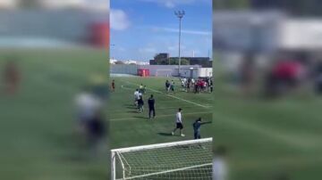 Pelea multitudinaria en un partido de fútbol juvenil en Lanzarote con insultos racistas 