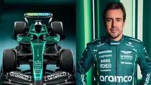 El nuevo Aston Martin de Fernando Alonso El nuevo Aston Martin de Fernando Alonso