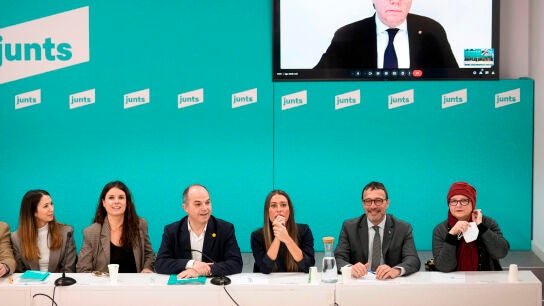 La reuni&oacute;n de la ejecutiva nacional de Junts