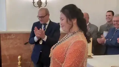 Una reina de origen asiático para las fiestas de La Palma del Condado Una reina de origen asiático para las fiestas de La Palma del Condado