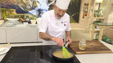 Salsa gravy para acompañar la carne, de Karlos Arguiñano: "La clave está en fundir la mantequilla" Salsa gravy para acompañar la carne, de Karlos Arguiñano: "La clave está en fundir la mantequilla"