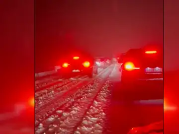Atrapados en la A2. Atrapados en la A2.
