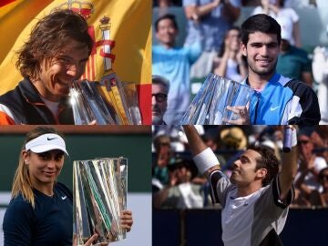 Algunos tenistas españoles campeones en Indian Wells