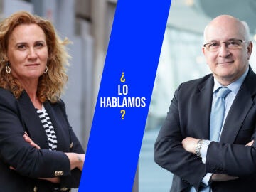 Estrella Galán (Sumar) y Javier Zarzalejos (PP)