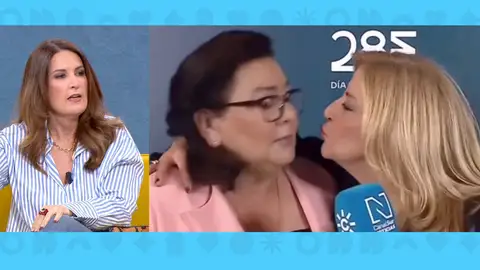 Laura Fa, en Espejo Público. Laura Fa, en Espejo Público.