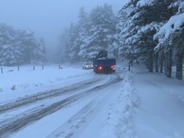 Carretera con nieve