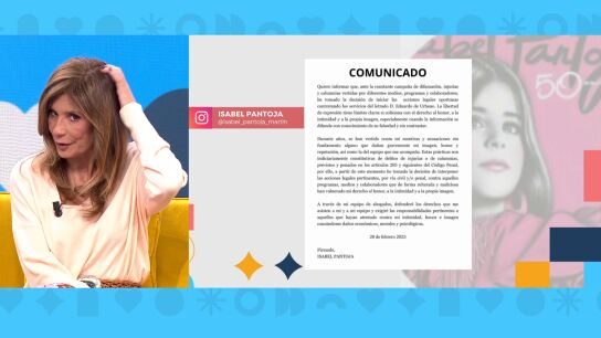 Comunicado Isabel Pantoja