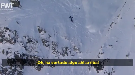 Simon Perraudin es sorprendido por una alud en plena competición Simon Perraudin es sorprendido por una alud en plena competición