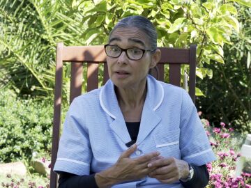 Mar&iacute;a Isabel D&iacute;az es Maribel en &Aacute;ngela: "Su naturaleza es cuidar, amar y proteger"
