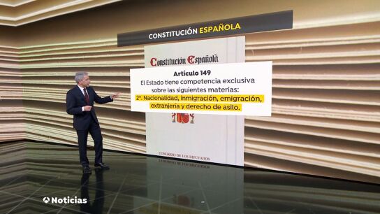 Vicente Vall&eacute;s explica el "empe&ntilde;o" del Gobierno en repetir el verbo 'delegar' para explicar el pacto migratorio