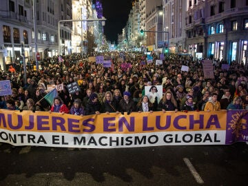 Imagen de la manifestación del 8m en Madrid. 