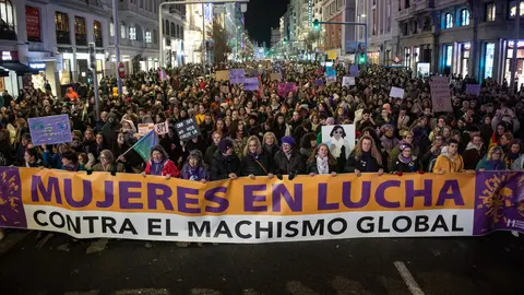 Imagen de la manifestación del 8m en Madrid. Imagen de la manifestación del 8m en Madrid.