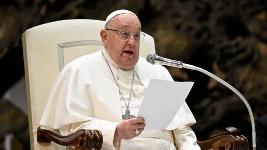 Imagen de archivo del papa Francisco. Imagen de archivo del papa Francisco.